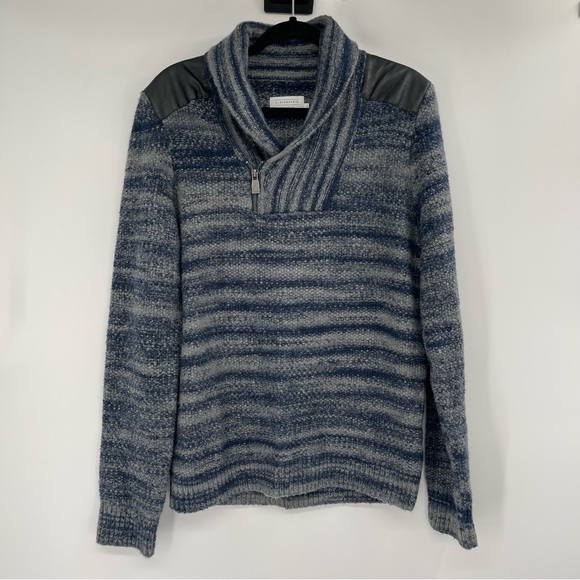 Eleven Paris Shawl Neck Wool Blend Sweater - Picture 12 of 12